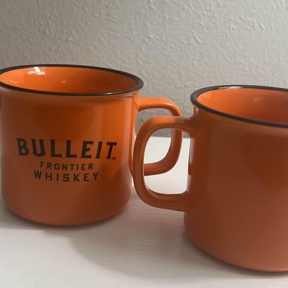 2 Bulleit Bourbon Coffee Mugs - Picture 2 of 3